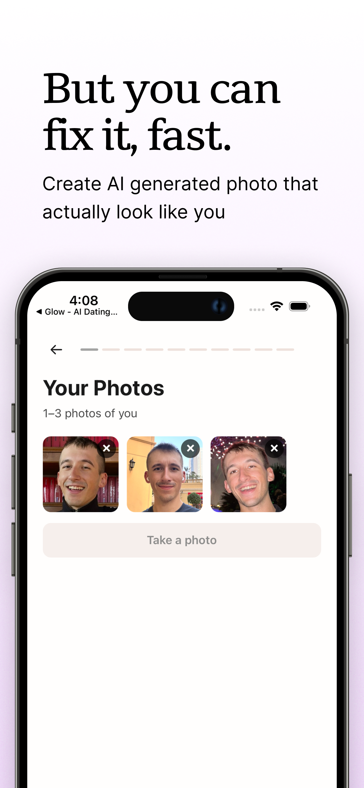 But you can fix it fast - upload your photos